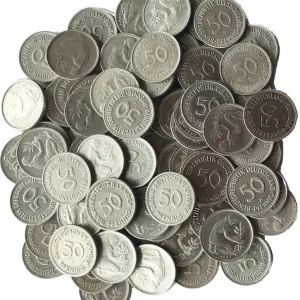 Solange Der Vorrat Reicht 40,50 DM Umlaufmünzen 81 x 50 Pfennig
