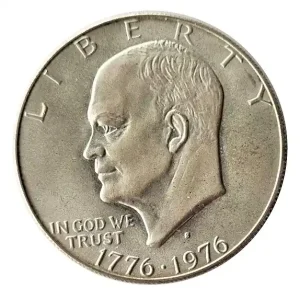 Top-Seller USA One Dollar Silber Eisenhower 1976 - 200 Jahre Unabhängigkeit S San Francisco
