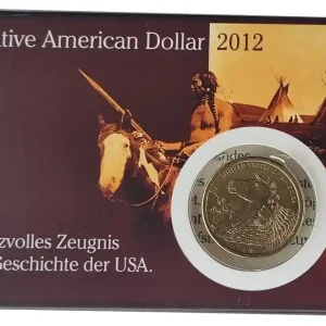 USA One Dollar 2012 Native American Indianerin Sacagawea im Blister Markenware