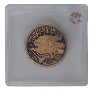 Top-Angebot Silbermedaille 20 $ Double Eagle 1933 Polierte Platte 10 Gramm 999/1000 Feinsilber