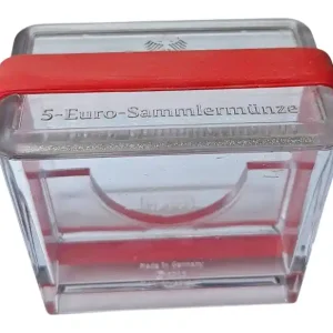 Leere Koziol Box für 5 Euro Sammlermünze Tropische Zone 2017 in Spiegelglanz Kostenloser Versand