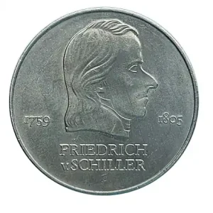 Kracherpreis DDR: 20 Mark Gedenkmünze Friedrich Schiller 1972