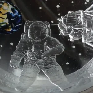 Original 20 Euro Silber 50 Jahre Mondlandung Apollo 11 Gewölbte Prägung aus Österreich