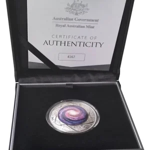 Australien 5 Dollars 1 Oz Silber Milchstrasse 2021 Polierte Platte - Earth and Beyond Serie Hochwertig