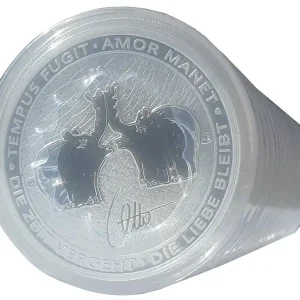 Echt 20 x 1 Oz Silber Ottifanten 2020 - Küssende Elefanten Münzrolle verschweist Tuvalu