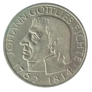 BRD: 5 DM Silber Gedenkmünze Johann Gottlieb Fichte 1964 J Weltweiter Versand