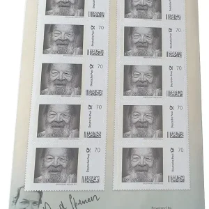 Gratis Versand Bud Spencer Briefmarken 10 x 70 Cent Briefmarkenbogen Limited Edition nur 10.000 Stück !