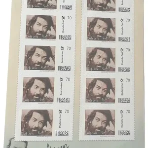 Bud Spencer Briefmarken 10 x 70 Cent Briefmarkenbogen Limited Edition nur 10.000 Stück ! Bestpreis