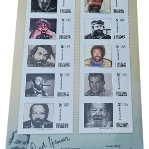 Bud Spencer Briefmarken 10 x 1,45 Euro Briefmarkenbogen Limited Edition - Schnäppchen! Meistverkauft