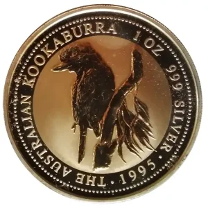 Australien 1 Oz Silber Kookaburra 1995 Silber - Anlagemünze Must-Have