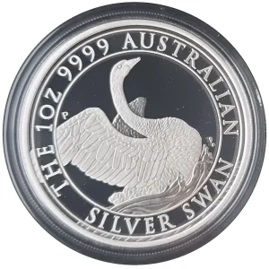 Zertifiziert 1 Oz Silber Schwan 2020 PP Australien Perth Mint nur 2.500 Stück !