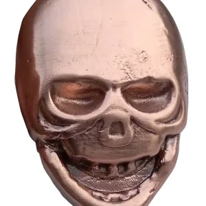 BeKo Edelmetalle 2 Oz Kupferbarren 3D Totenkopf 999 Feinkupfer Preis Gesenkt