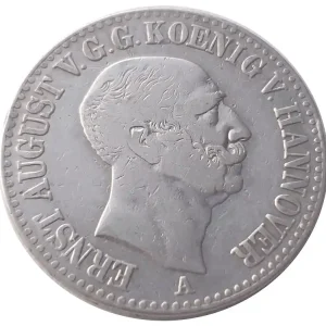 Königreich Hannover 1 Taler Silber Ernst August I. 1847 A Mega-Angebot