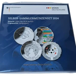 Knallerangebot 3 x 20 Euro + 11 Euro Silber Gedenkmünzenset 2024 Deutschland Spiegelglanz im Folder