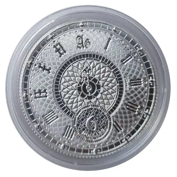 Tokelau 1 Oz Silber Chronos 2022 Münzkapsel Stempelglanz Markenware