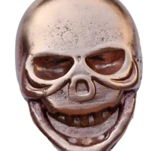 BeKo Edelmetalle 55 Gramm Kupferbarren 3D Totenkopf 999 Feinkupfer. Nummer 02/55 Geprüft