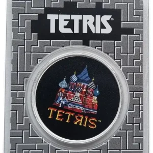 Premium Niue 1 Oz Silber Tetris Basilius-Kathedrale 2021 Farbe Color im Slap nur 3.700 Stück!