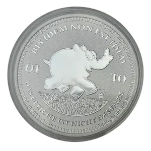 Ab Werk 1 Oz Silber Ottifant 2023 - Ottirand Silbermünze Tuvalu