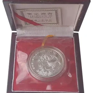 China 1 Oz Silber Panda Internationale Coinshow München 1993 Polierte Platte Knallerangebot
