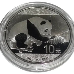 Sofort Bestellen China 10 Yuan 30 gr 999/1000 Silber Panda 2016 in Münzkapsel