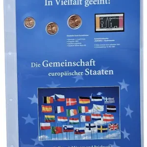 Kostenloser Versand 5, 2 u. 1 Cent 2005 - Die Gemeinschaft europäischer Staaten Numisbrief Deutsche Post