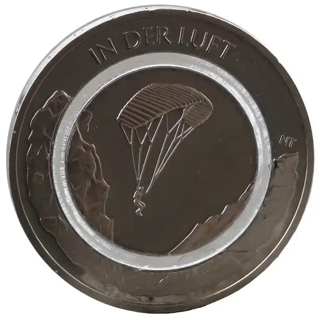 Neu 10 Euro Münze in der Luft 2019 Stempelglanz mit farblosen Polymerring