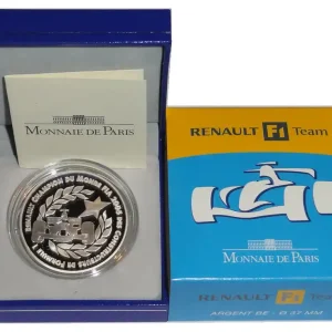 Kostenfreie Lieferung Frankreich 1,5 Euro Silber Renault F1 Team 2006 PP im Etui