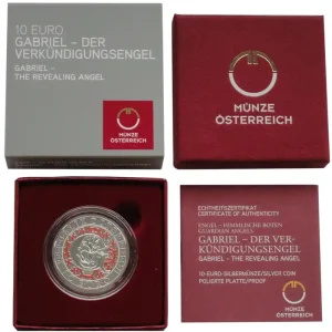 Im Trend Österreich 10 Euro Silber Gabriel - Der Verkündungsengel 2018 Polierte Platte