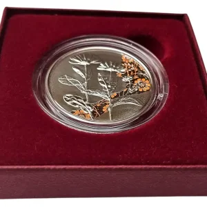 Garantierte Lieferung 10 Euro Silber Ringelblume 2022 Polierte Platte - Mit der Sprache der Blumen Österreich