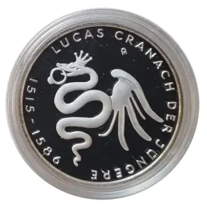 BRD: 10 Euro Silber Gedenkmünze 500. Geburtstag Lucas Cranach der Jüngere 2015 Spiegelglanz Mega-Angebot