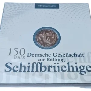 BRD: 10 Euro Silber Deutsche Gesellschaft zur Rettung Schiffbrüchiger 2015 Spiegelglanz Postfolder Sichere Zahlung