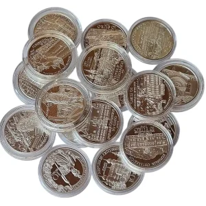 Österreich: 17 x 10 Euro Silbermünzen Polierte Platte in Münzkapseln mit Zertifikate Preis Gesenkt