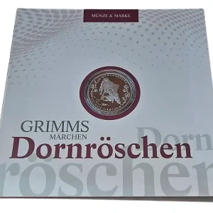 Beliebt BRD: 10 Euro Silber Gedenkmünze Dornröschen Grimms Märchen 2015 Spiegelglanz im Postfolder