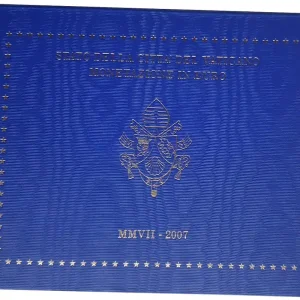 Vatikan 3,88 Euro 2007 Stgl. KMS Papst Benedikt XVI. im Folder Knallerangebot