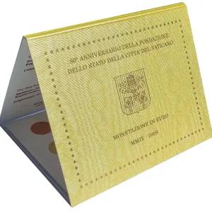 Vatikan 3,88 Euro 2009 Stgl. KMS Papst Benedikt im Folder Finale Aktion