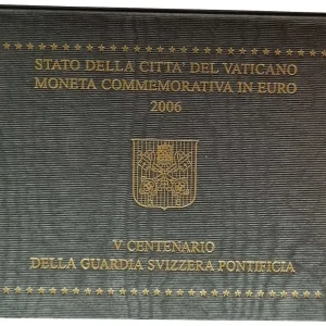 Vatikan 2 Euro Gedenkmünze 500 Jahre Schweizer Garde 2006 im Blister Angebot