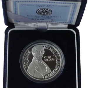Österreich 100 Schilling Silber 150 Jahre Wiener Philharmoniker 1992 Polierte Platte Garantierte Lieferung