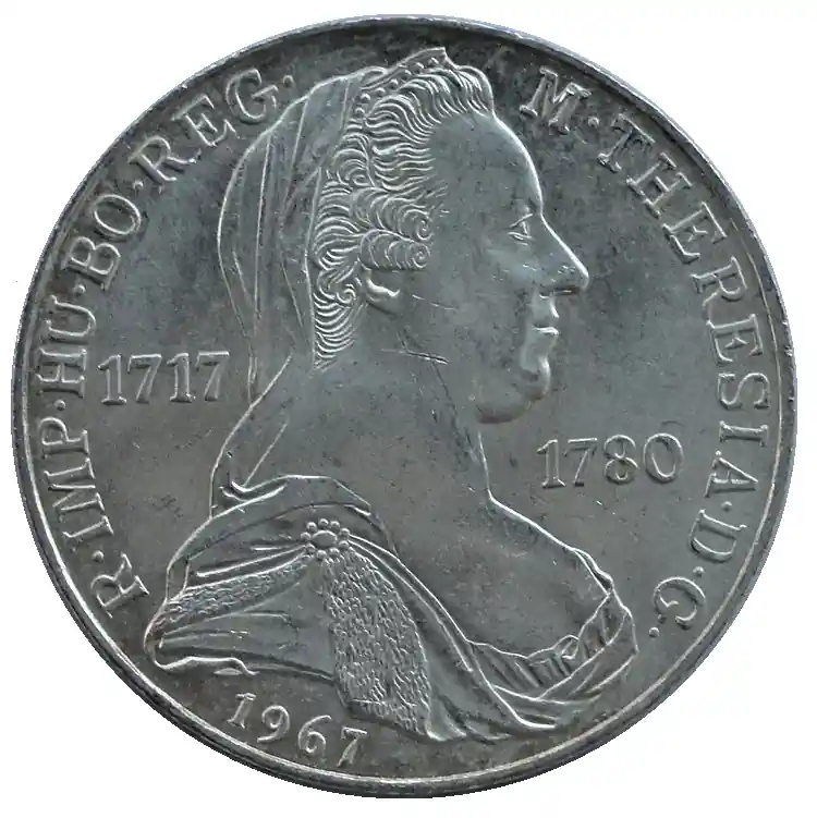 Ausverkauf Österreich 25 Schilling Silbermünze Maria Theresia 1967