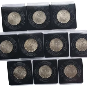 Limited Edition 10 x 2 Schilling Silbermünzen 1928 - 1937 Komplettsatz aus Österreich