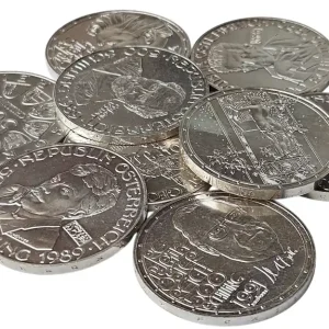 500 Schilling Münze Österreich Silber Stempelglanz 1983 - 2001 Letzte Chance