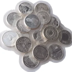 Garantierte Lieferung 10 Euro Silber Gedenkmünzen Deutschland ( 2002 - 2010 ) 18 gr 925/1000 Silber in Folie