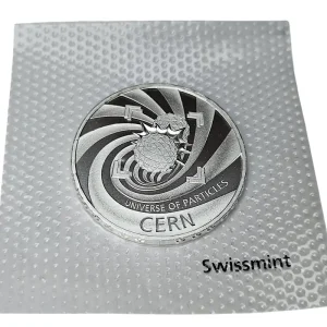 Echt Schweiz 20 Franken Silber Cern 2025 Teilchenbeschleuniger Stempelglanz