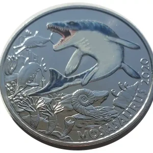 Sofort Bestellen 3 Euro Hoffmanni Mosasaurus 2020 - Dino-Taler-Serie aus Österreich Dinosaurier