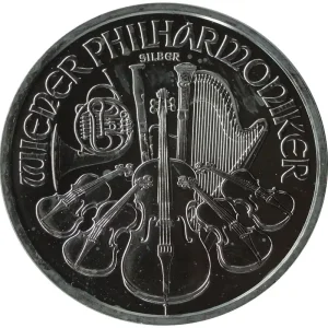 Angebot 1,5 Euro 1 Oz Silber Wiener Philharmoniker 2014 aus Österreich Silber - Anlagemünze