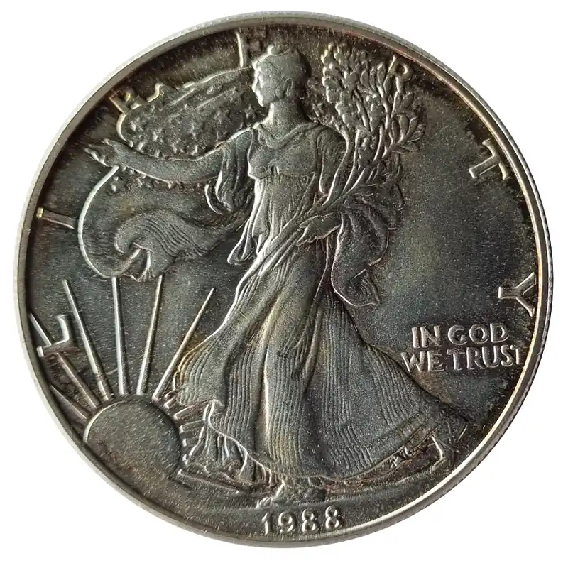 USA 1 Dollar 1 Oz Silber American Eagle 1988 Großhandel