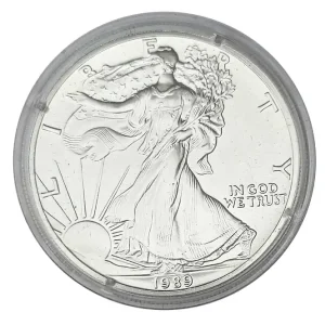 Limited Edition USA 1 Dollar 1 Oz Silber American Eagle 1989