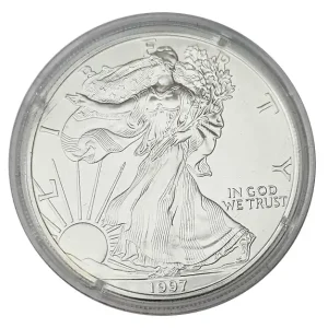 USA 1 Dollar 1 Oz Silber American Eagle 1997 Meistverkauft