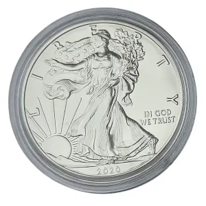 Handgefertigt USA 1 Dollar 1 Oz Silber American Eagle 2020