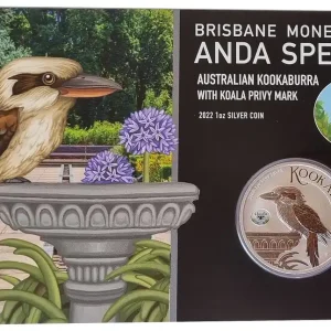 Australien 1 Oz Silber Kookaburra 2022 Privy Koala - Brisbane Money Expo - Anda Special im Blister Top-Preis