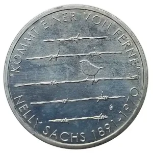 20 Euro Silber Gedenkmünze Deutschland Nelly Sachs 2016 - 925/1000 Silber Top-Preis